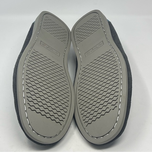Dije California Loafers Mens 11 Blue Gray Suede Slip On Moccasins Boat Shoes - Picture 13 of 14